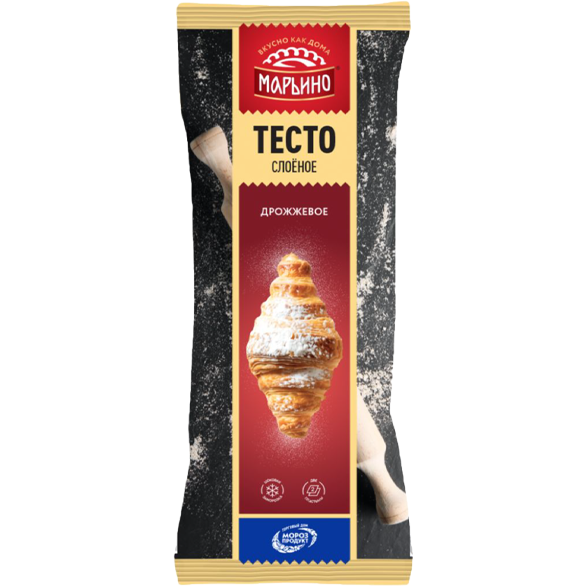 «МАРЬИНО» тесто слоеное дрожжевое замороженное 